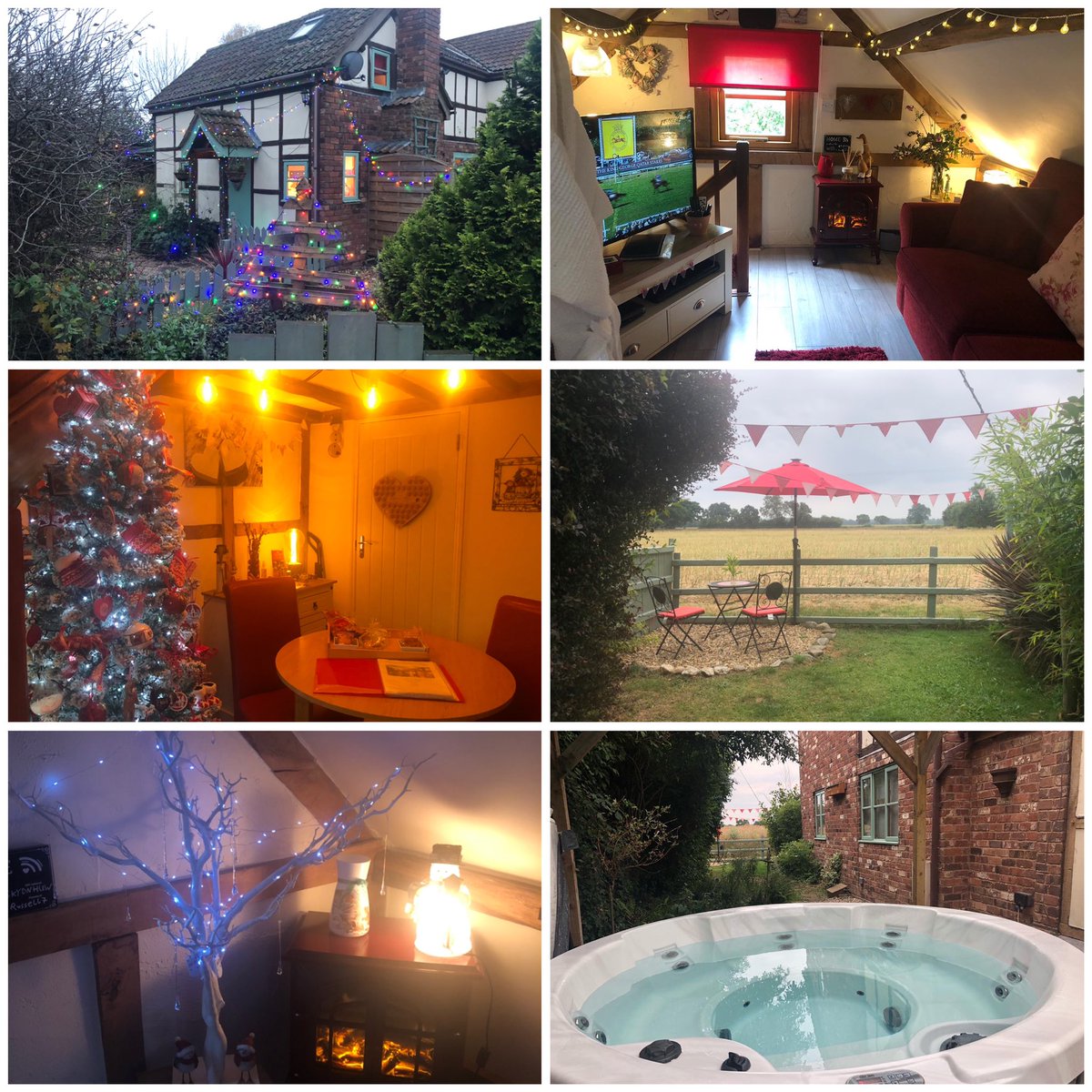 It’s Xmas @soldierscottage <a href="/ginaclark17/">1st Class Holidays</a> come and stay for a night to enjoy the cosy cottage and it’s hot tub