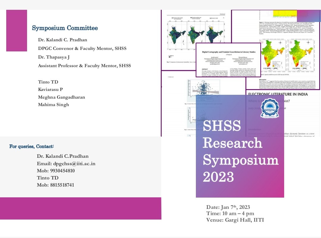 Humanities and Social Sciences IIT Indore tweet media