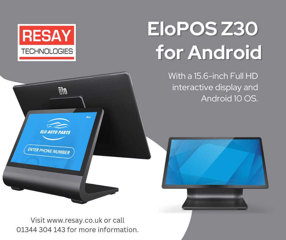 ResayTec's tweet photo. #EloPOSZ30 #EloPOS #Z30 #Elo #POS #EPOS #EPOSSystem #Android10 #pointofsalesystem #pointofsale https://t.co/42nTZnBhGp