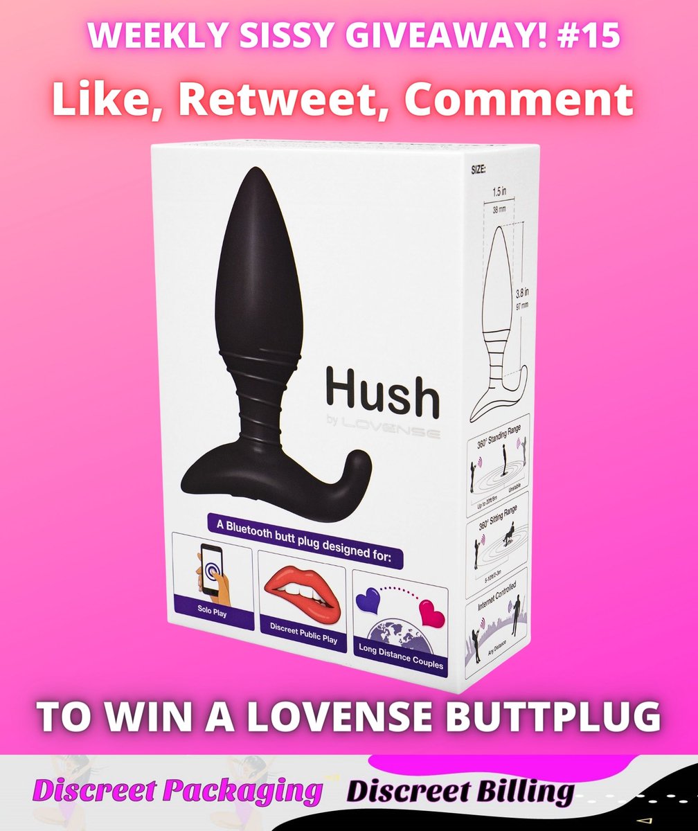 This week we're giving away a Lovense buttplug. What's so special about these? Your Master or Mistress can make them vibrate from anywhere in the world by using their phone!! Like, Retweet, Comment. Winner chosen on 13 december 2022. 😁