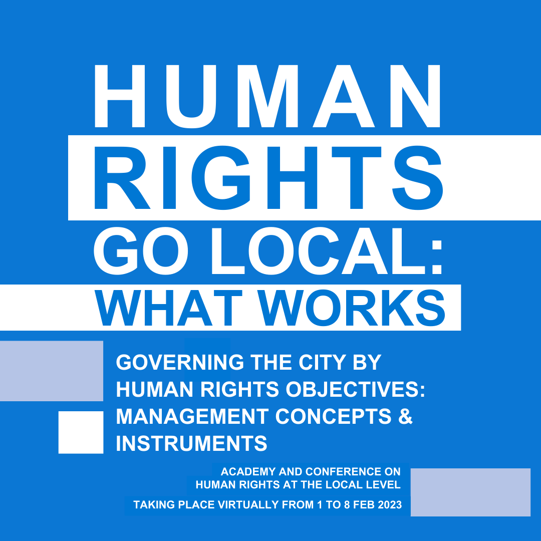 hrgolocal's tweet photo. Local authorities? We want to hear from you in our virtual working Academy "Human Rights Go Local - What Works". We will discuss public management tools to foster human rights at the local level - budgeting, compliance, procurement, you name it. Sign up: https://t.co/xazR9smmQZ https://t.co/RTUlJShs9n