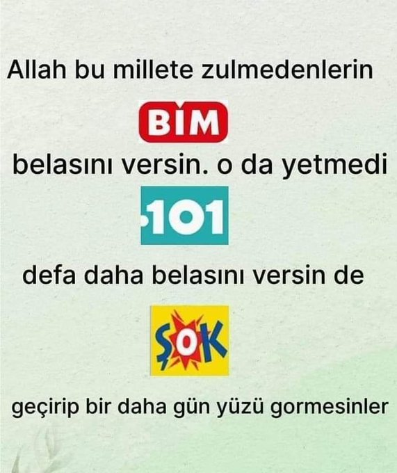 Han1Temur's tweet photo. #Bim101MigrosSokBOYKOT https://t.co/l8FKwQbrau