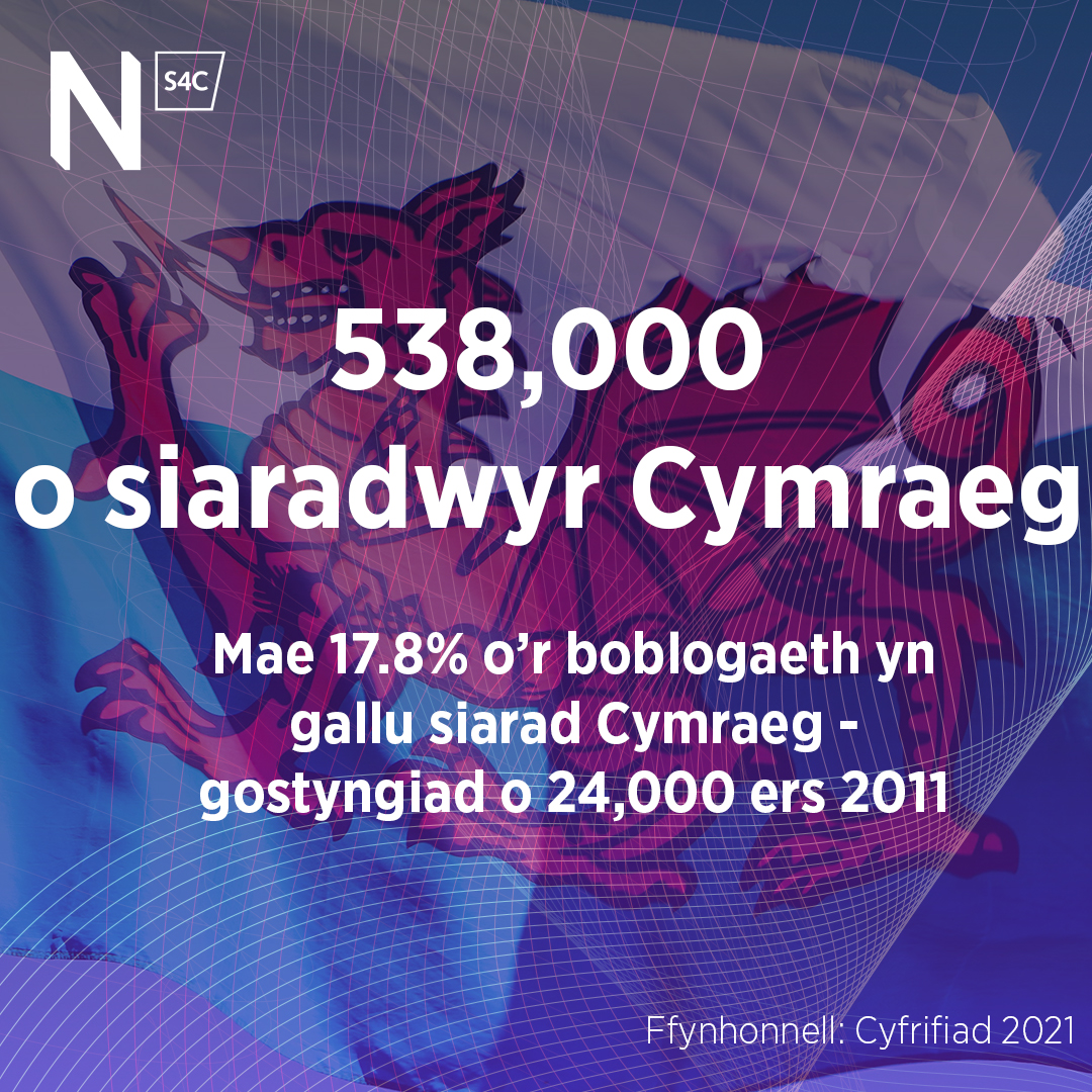 NewyddionS4C's tweet photo. O Bydded i'r Heniaith Barhau? 🏴󠁧󠁢󠁷󠁬󠁳󠁿

Mae 24,000 yn llai o siaradwyr Cymraeg yng Nghymru nag oedd yn 2011 https://t.co/F2gquTVzzF