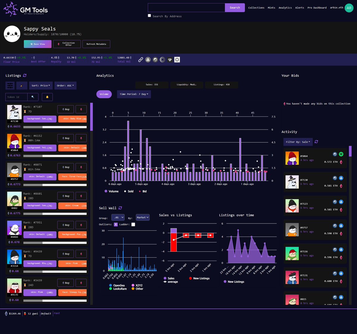 We have lowered fees on our platform to only .5%!

Trading tools, analytics, alerts and more!

app.gmtools.xyz