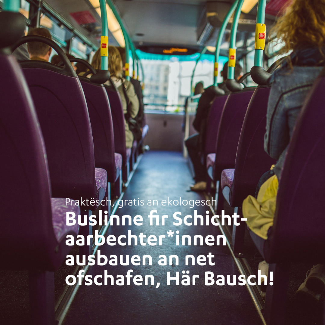 De Freideg schonn hu mir eng Fro un den Transportminister gestallt iwwer d'Sträiche vu Buslinnen an Industriezonen. E komplett falscht Signal an eisen Aen! Ëm wéi eng Linnen handelt et sech? Op wéi enger Grondlag gëtt hei decidéiert?  bit.ly/3B3STPm @CecchettiMyriam