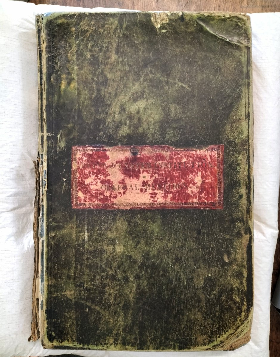 The very first minute book (1813) of the DEI records our founding aim:

'For promoting the general diffusion of Science, Literature, and the Arts; and for illustrating the Natural and Civil History of the County of Devon, and the History of the City of Exeter'. 

#EYAYourArchive