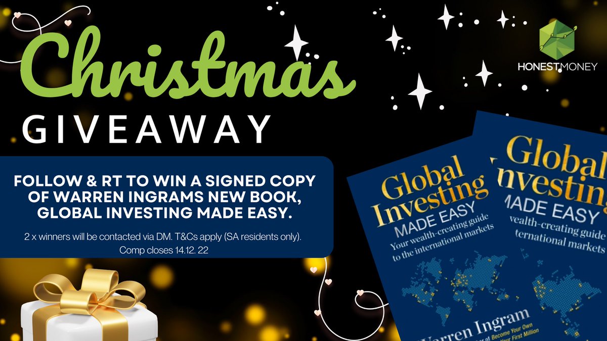 HonestMoneyPod's tweet photo. We’ll be wrapping up this year with a BOOK GIVEAWAY to show our gratitude for all the love and support received in 2022 🎁

Follow &amp; RT this post to stand a chance of winning 1 of 2 signed copies of @WarrenIngram’s new book “Global Investing Made Easy”.

T&amp;Cs Apply. https://t.co/PWPVTJ5Cqu