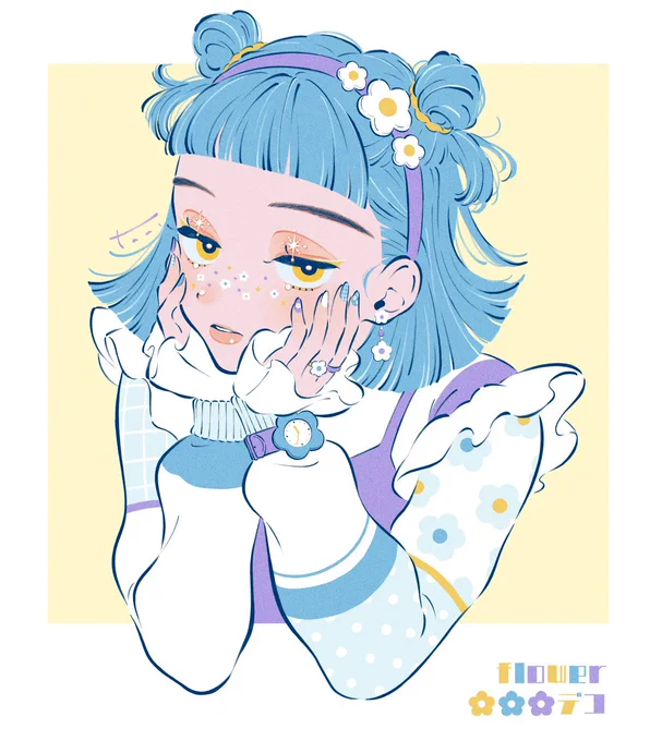 flowerデコ 