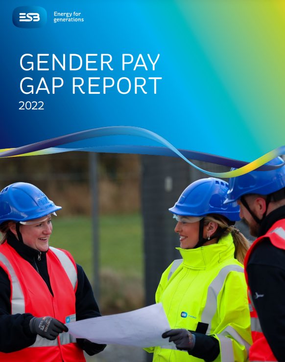 ESBGroup's tweet photo. Today, ESB launched its second Gender Pay Gap report, having voluntarily published our first report in 2021.

ESB’s 2022 Gender Pay Gap report is available to download here: https://t.co/q0i3Se7mjP 

#ESBNetZeroFuture #GenderPayGap https://t.co/ORTUnMvUUk