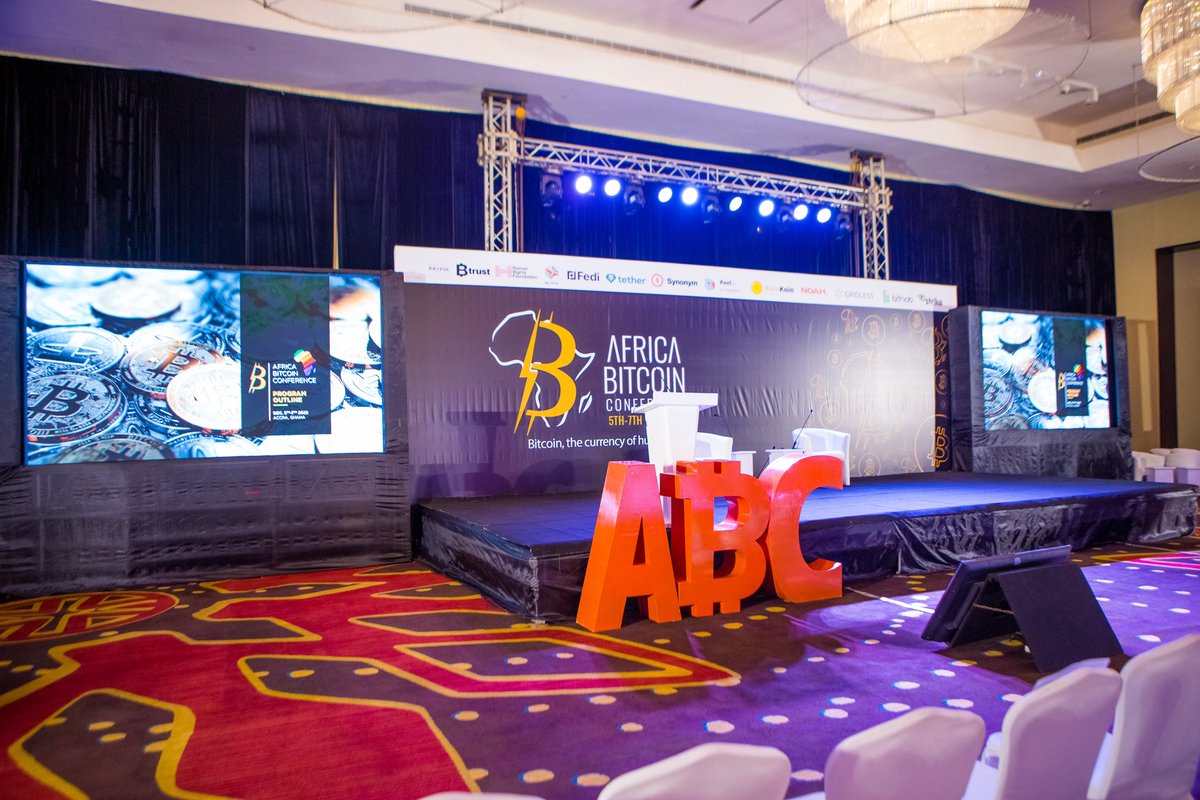 Cointelegraph's tweet photo. Day 2! 

Cointelegraph continues its coverage of the Africa #Bitcoin Conference. 

What’s the biggest use case of $BTC in Africa? https://t.co/HaplY0brm3