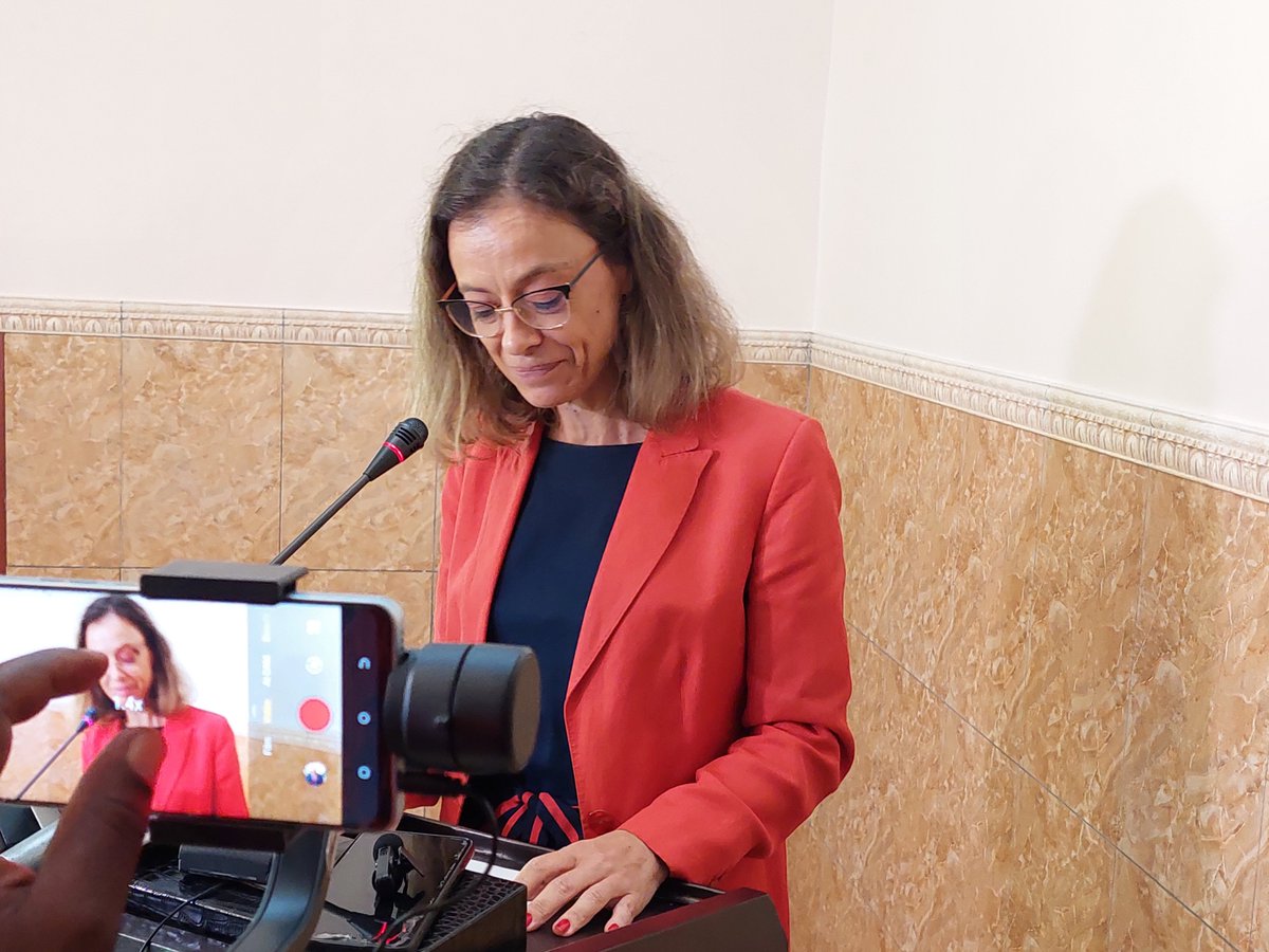 pais_rosario's tweet image. 🇪🇺🇬🇦🇩🇪 Lors du lancement de la #FormationDesFormateurs  des #ForcesdeSécurité prévue du 5 au 9/12  pour une gouvernance des frontières, fondée sur le respect des #DroitsHumains dans le cadre du programme #Frontières cofinancé par #UE et #Allemagne