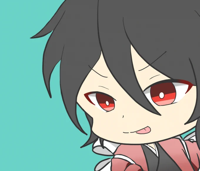 目元の色塗りが一番好き 