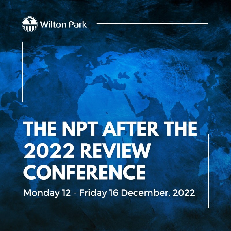WiltonPark's tweet photo. Our next annual conference on the future of the nuclear non-proliferation regime will cover: 

▪️ The Iran nuclear deal
▪️ The future of nuclear arms control &amp; disarmament diplomacy
▪️ The opportunities of peaceful nuclear technology
▪️ The challenge of N Korea

#NonProlifWP