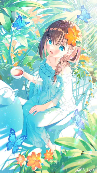 #今年も残りわずかなので今年一番伸びた絵を貼る見た絵描きさんも強制でやる創作だとこのイラスト! 