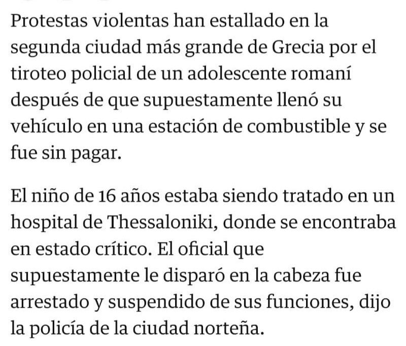 fakaligitanas's tweet photo. De nuevo, el #antigitanismo y la brutalidad policial amenazan la vida de un joven gitano en Grecia. Un año después del asesinato de Nikos Sabanis, Kostas Fragúli, de 16 años, se debate entre la vida y la muerte en un hospital. https://t.co/AimtMFg6X6