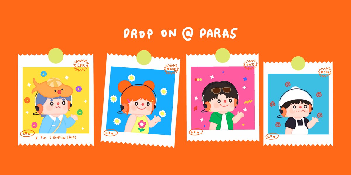 New Drop : A Little Cassette Man 💖✨☁️

On : @ParasHQ 

Special card : A Little Cassette Man x Yin (kodhiw club)

Prices : 0.5 - 1.5 Near 🔥✨

Paras : paras.id/collection/a-l…

#nft #nftart #NFTCommmunity #parasHQ #NFTThaicommunity #near