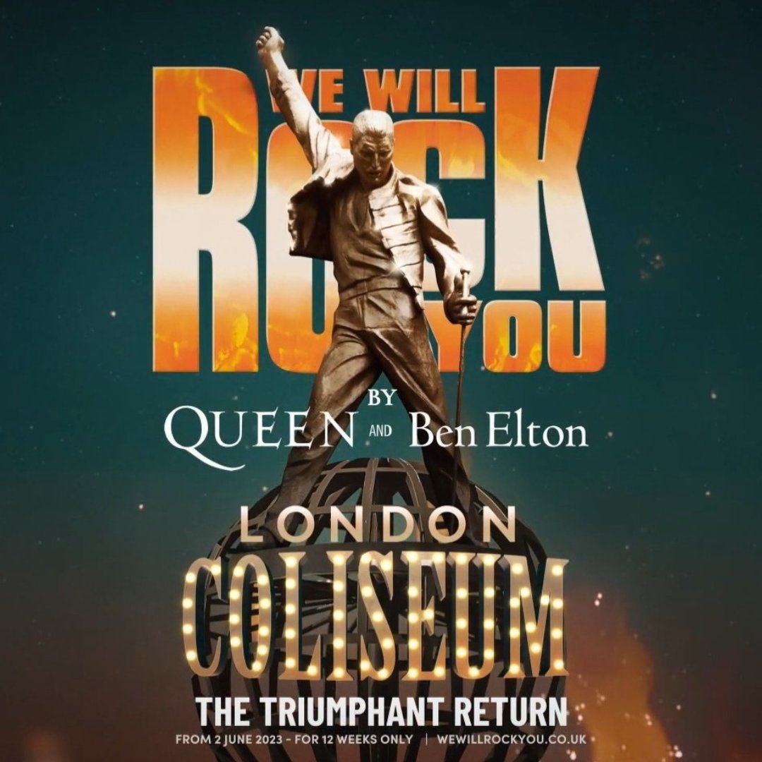NEWS: ⭐ WE WILL ROCK YOU – WEST END RETURN ANNOUNCED – LONDON COLISEUM – SUMMER 2O23 ⭐

Read more - theatrefan.co.uk/we-will-rock-y…