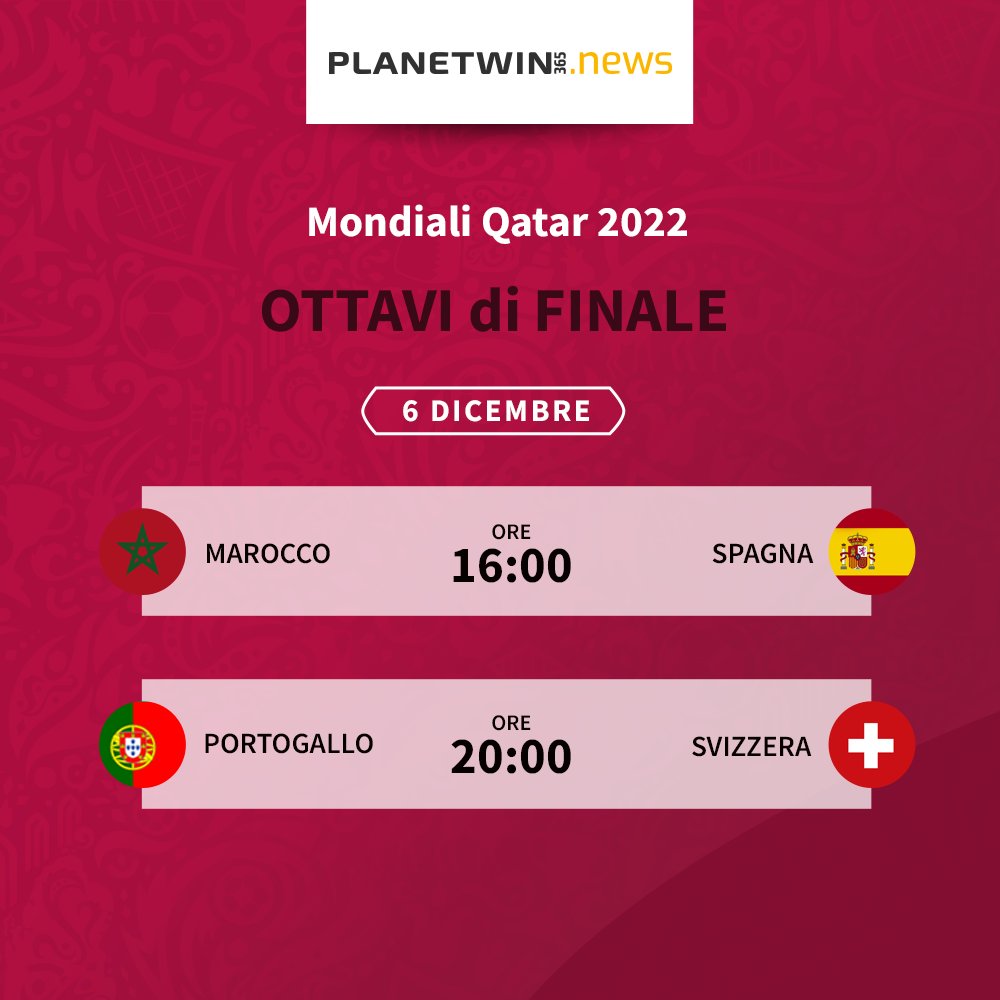 👊 Un #Marocco sorpresa del girone sfiderà le #FurieRosse ormai veterane, mentre i #lusitani si preparano ad affilare i coltelli contro una #Svizzera che punta a resistere! Chi troveremo ai quarti?🧐