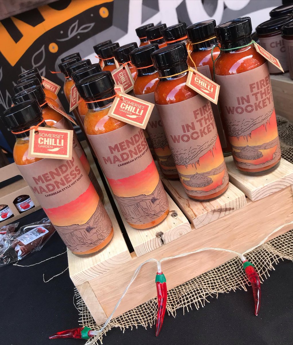 FinzelsReachMkt's tweet photo. Somerset Chilli Garden are two friends with a love for chilli so grow their own and produce a range of incredible condiments that really make your food sing! 

Head to their stall this Friday and stock up on hot sauces and chilli jams. 

Photos Somerset Chilli Garden https://t.co/JwJjqVUoEq