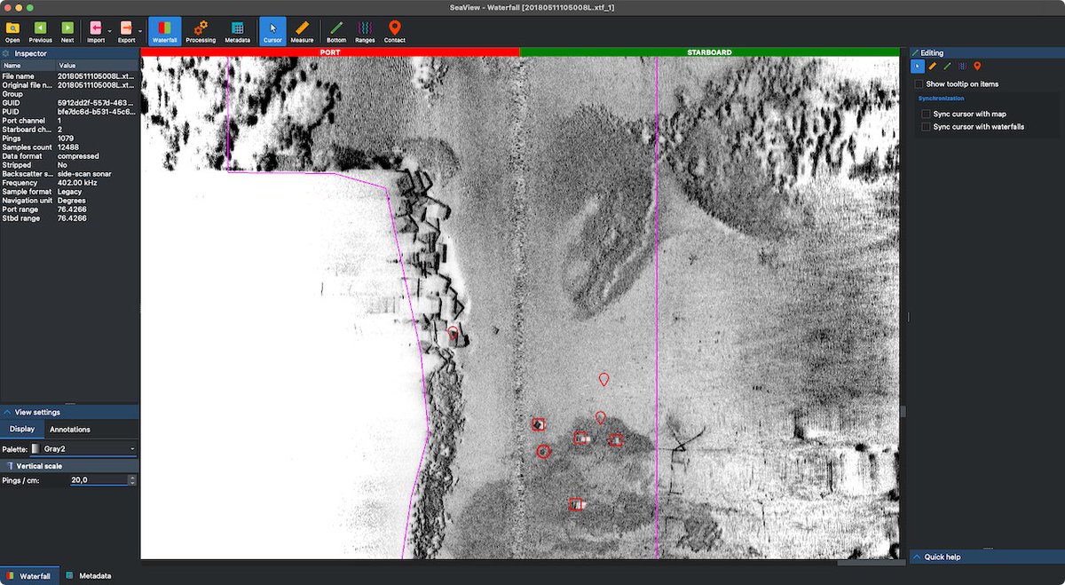mogasoftware's tweet image. We are pleased to announce the release of #SeaView 4.6!
This update adds borehole logs support to #SeaViewSBP, improved manual navigation editing with undo actions, improved contacts picking and de-duplication tools and more.
Click here to learn more: mogasw.com
