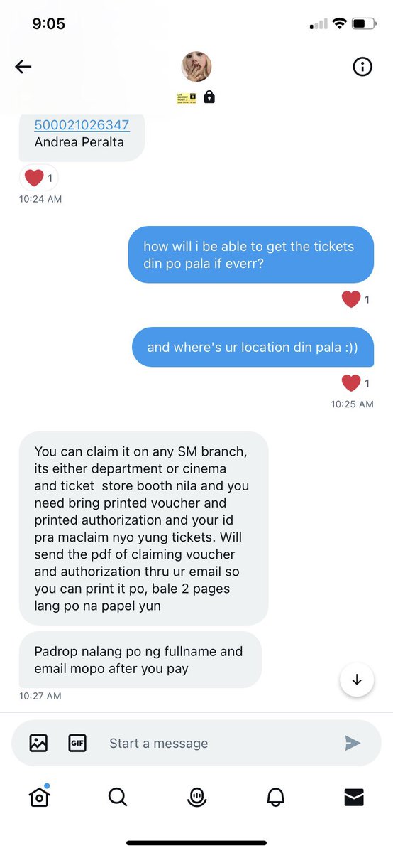 wheesaegyo's tweet photo. ‼️‼️ SCAMMER ALERT 
This account has been saving other user's tickets that are uploaded on twitter and removing the original owner's names, and adding her own watermark. 
She does this with all artists na high demand &amp; changes her username depending on the artists' ticket selling https://t.co/cizJWtIBq4
