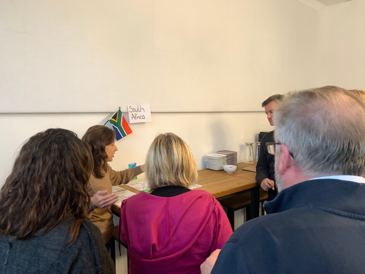 agile42's tweet photo. We had a great coach camp in Berlin! Our teams are distributed worldwide, so it's always great when we can connect and learn from one another in a shared space. We even had one special visitor, Cocco! I think we can all agree that dogs help create a happier work environment! 😉 https://t.co/mba9Fqy8Vu