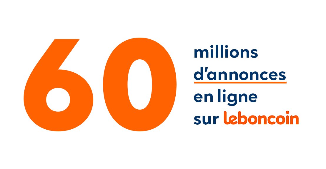 🟠 Un nouveau record de dépassé : plus de 60 millions d'annonces sont en ligne sur leboncoin.fr !

Merci à nos 29M d'utilisateurs, acheteurs, vendeurs, particuliers, professionnels... À vous tous qui faites partie de l'aventure #leboncoin depuis 16 ans 🧡