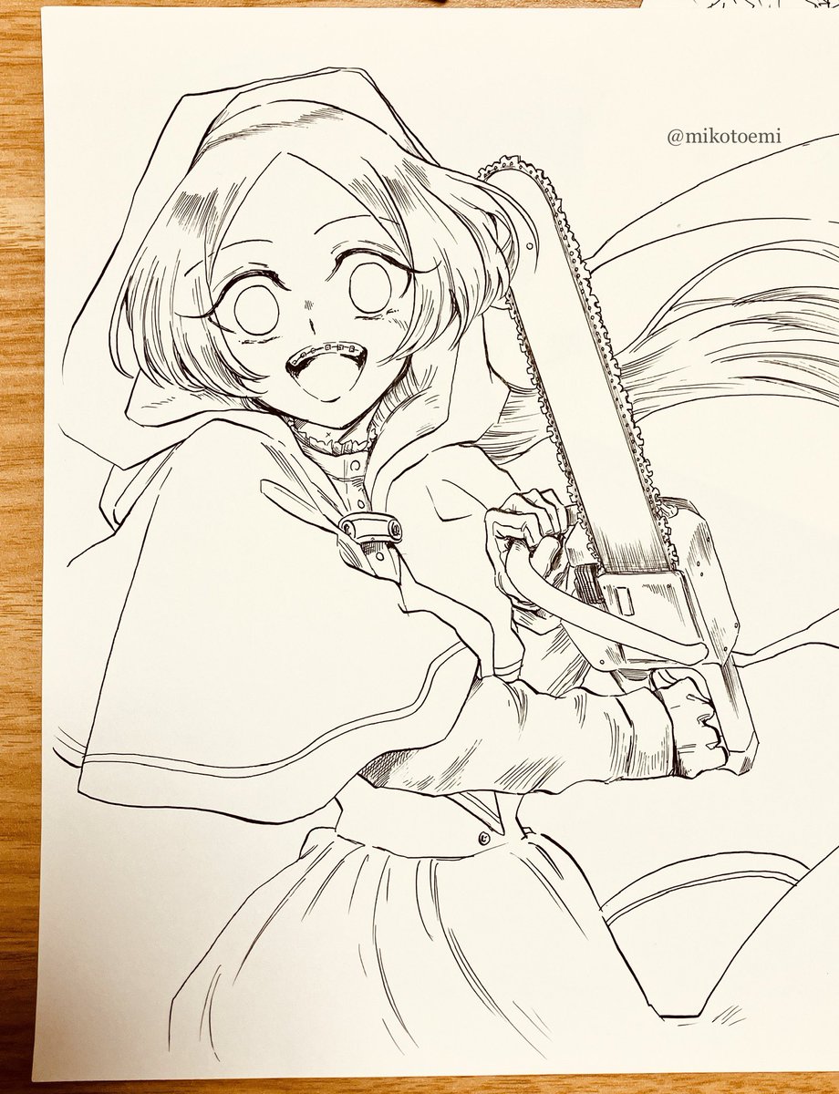 元の絵。

#創作 #オリジナル 