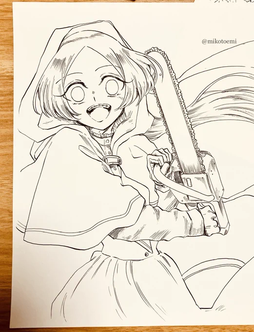 元の絵。

#創作 #オリジナル 