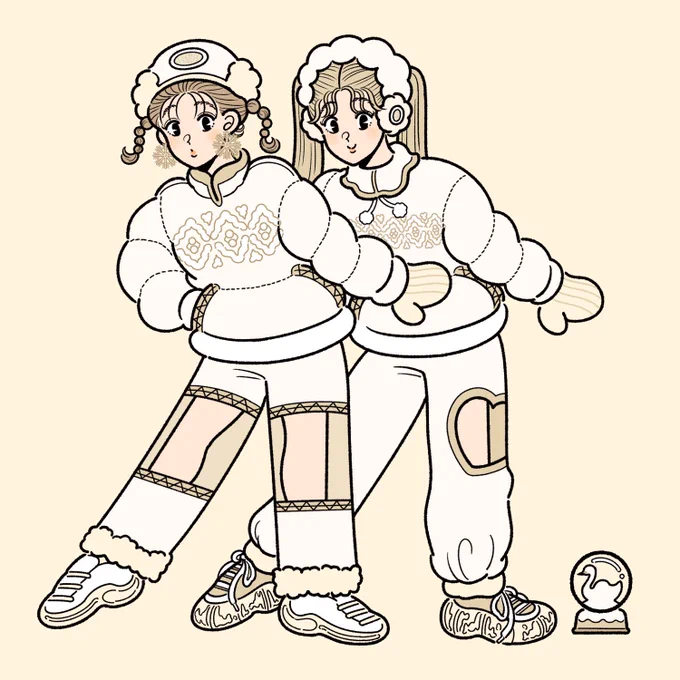  #冬ファッションなイラストがみたい 