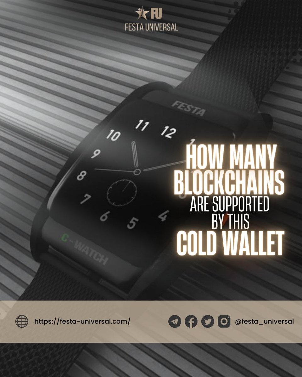 festa_universal's tweet photo. 🌟How many blockchains are supported by this #coldwallet ?🌟

The C-Watch plans to support ten different #blockchains, which allow the storage and use of more than 10,000 #tokens.

Is there a #blockchain that you would like to see supported by the C-Watch?

#Festa #crypto #NFT https://t.co/Wch4K443Kr