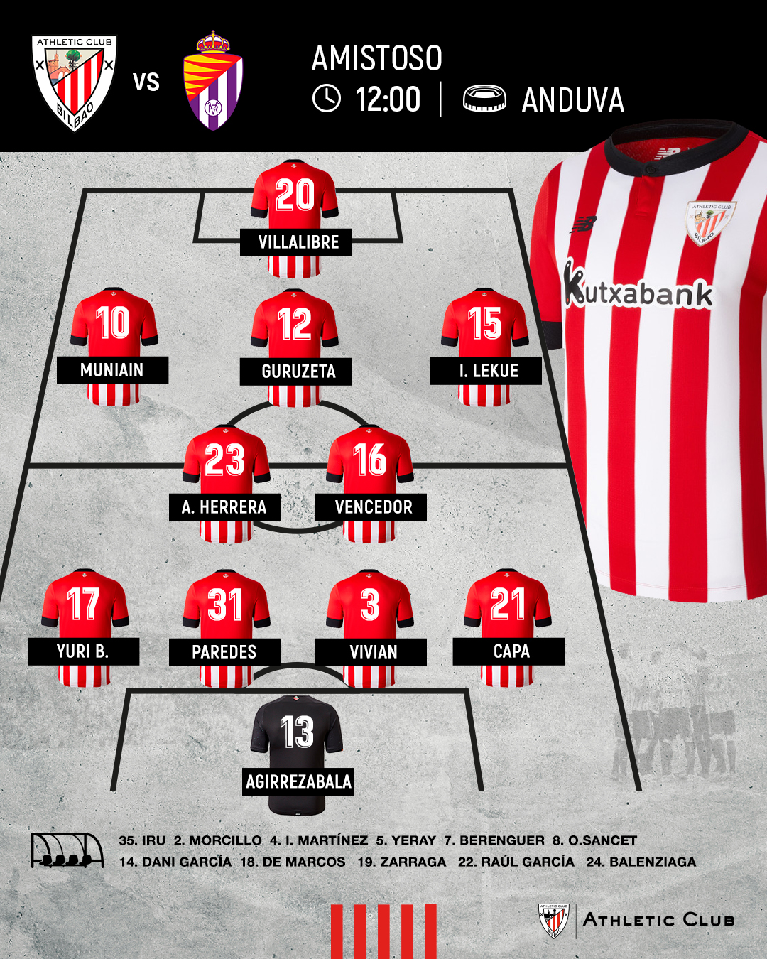 11 inicial athletic bilbao