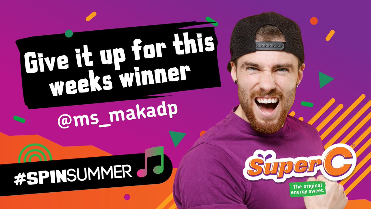 SuperCSweets's tweet photo. It’s giving winner vibes over here 🎉 Let’s congratulate @ms_makadp  for giving this summer a full 360 spin 📀 Maka walks away with a 12-month Spotify subscription to create a playlist that fits their vibe🎧 #Winner #SpinSummer #SuperCSweets https://t.co/mMeujc6D5s