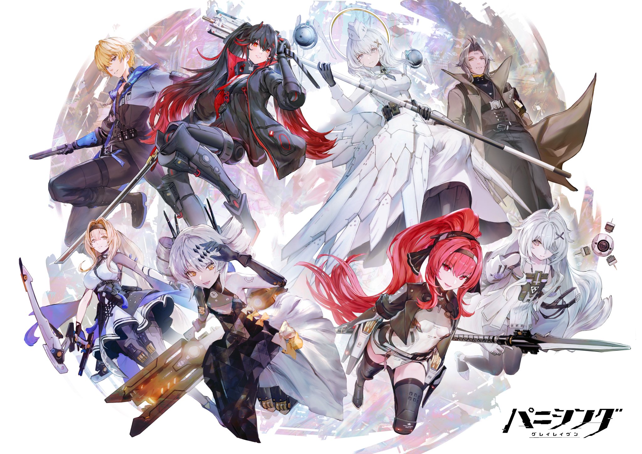 パニシング：グレイレイヴン 周年記念　海外限定　petポスター　全種類セット パニシング：グレイレイヴン 周年記念 海外限定 petポスター 全