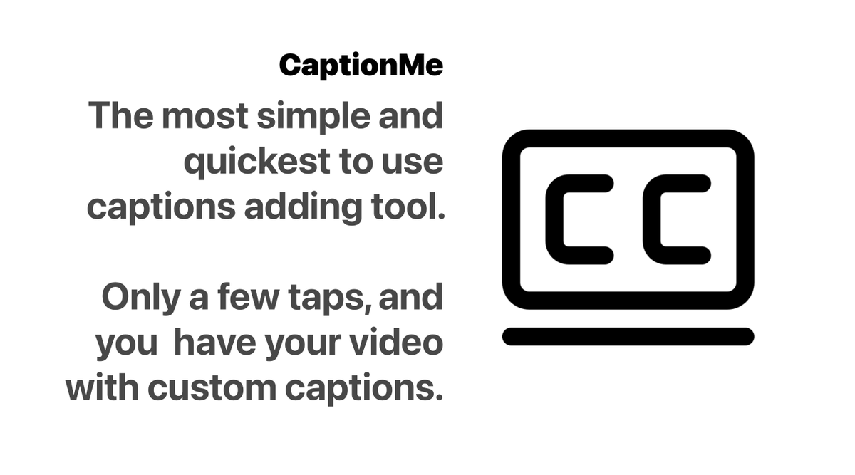 AppCaptionMe's tweet photo. #CaptionMe #subtitles #captions #transcription #iOS #mobile #autosubtitles #autocaptions #autotranscription #ContentCreator https://t.co/7ZRq0q5U3o