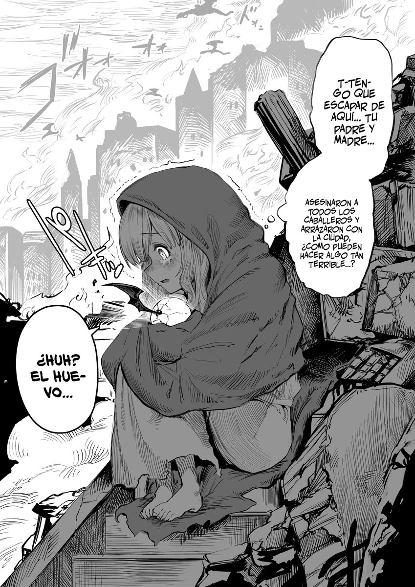 SeventySeven_S's tweet photo. @gibagibagiba 生き残りの女の子と悪魔の卵 (La chica superviviente y el huevo del diablo) Traducido al español.

Creado por:
@gibagibagiba https://t.co/DRtE4TAJBo