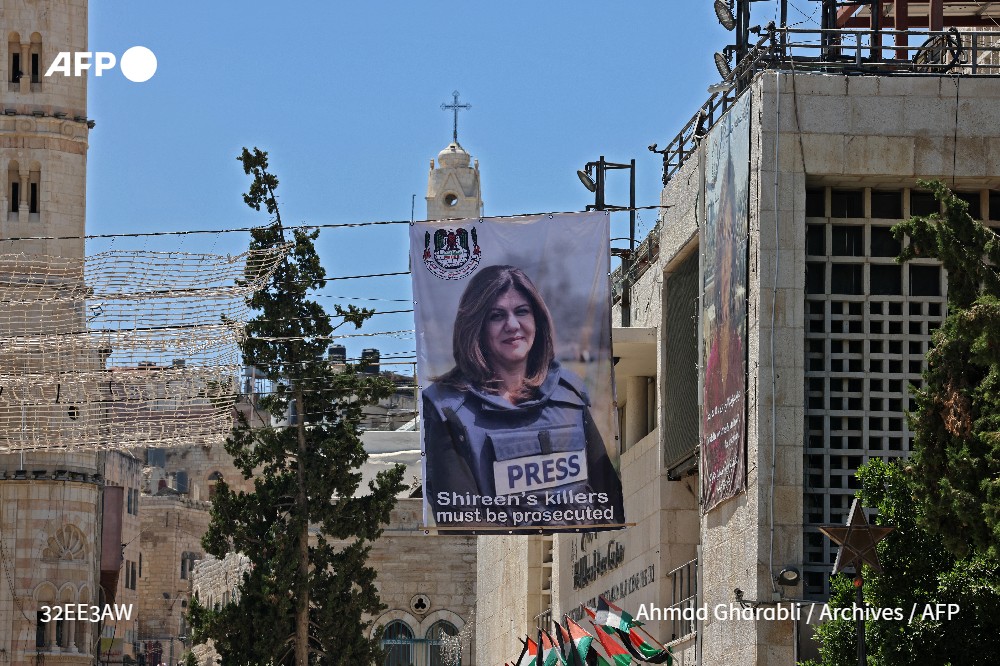 Mort de Shirin Abu Akleh: la chaîne de télévision Al Jazeera a annoncé avoir soumis au procureur de la Cour pénale internationale un dossier incriminant l'armée israélienne pour la mort de sa journaliste, tuée en mai dernier #AFP