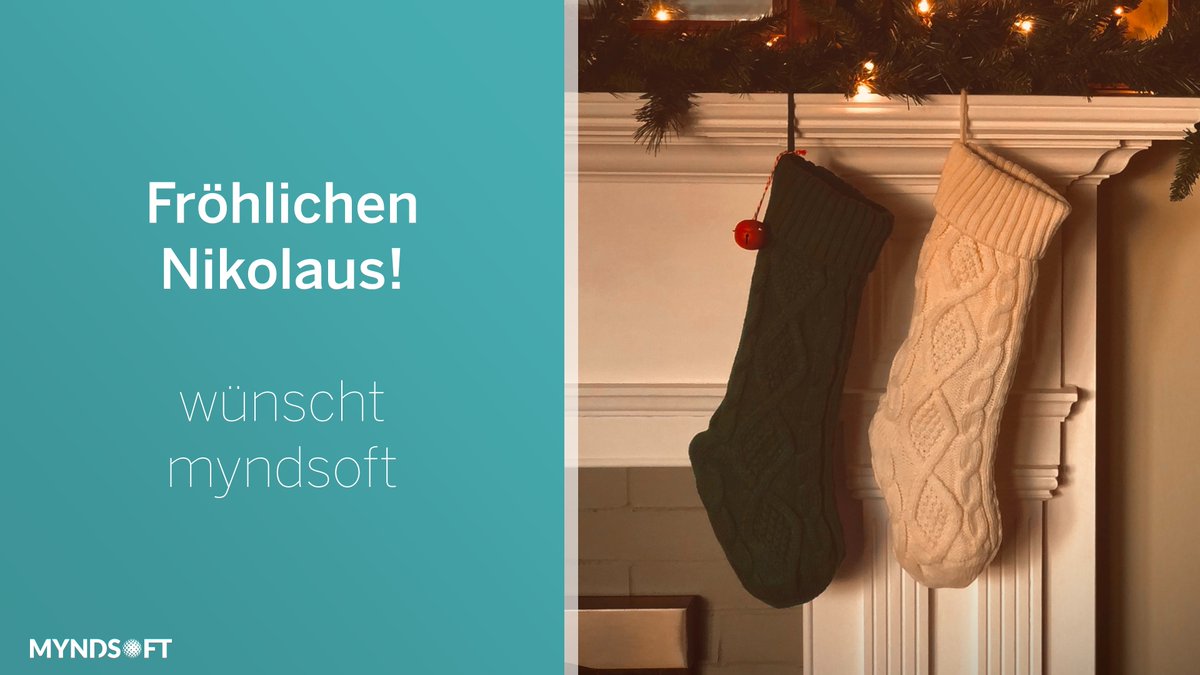 +++ Fröhlichen Nikolaus vom myndsoft Team +++

Wir wünschen Euch allen einen fröhlichen Nikolaustag! Gestern wurden die Stiefel blank geputzt und heute gab es leuchtende (Kinder-)Augen.