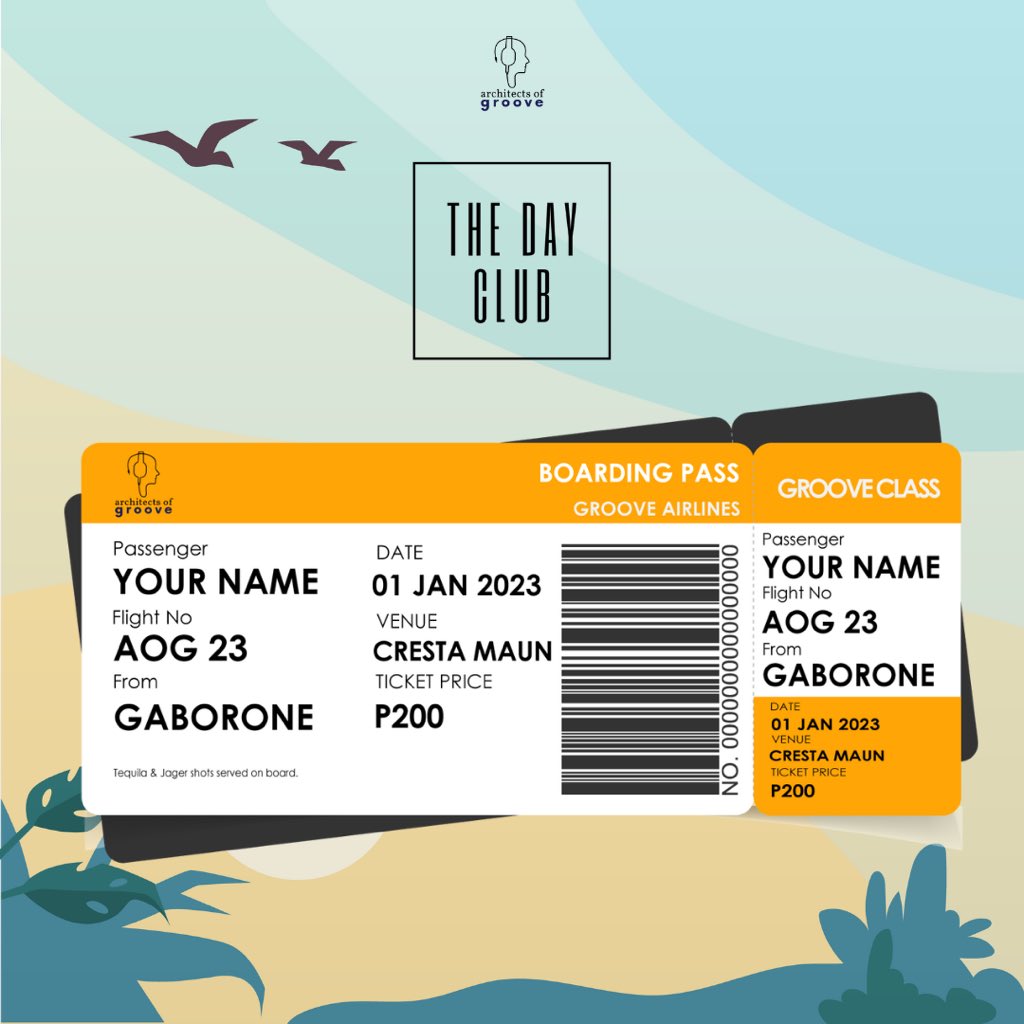 Architects_Of_'s tweet image. Let’s take Gaborone groove to Monate ko Motjing!!!Maun in December is culture!!!

Tickets go on sale on Friday 09 December but you can reserve your tickets now via @RabiiMooki &amp;amp; @IpeloMod