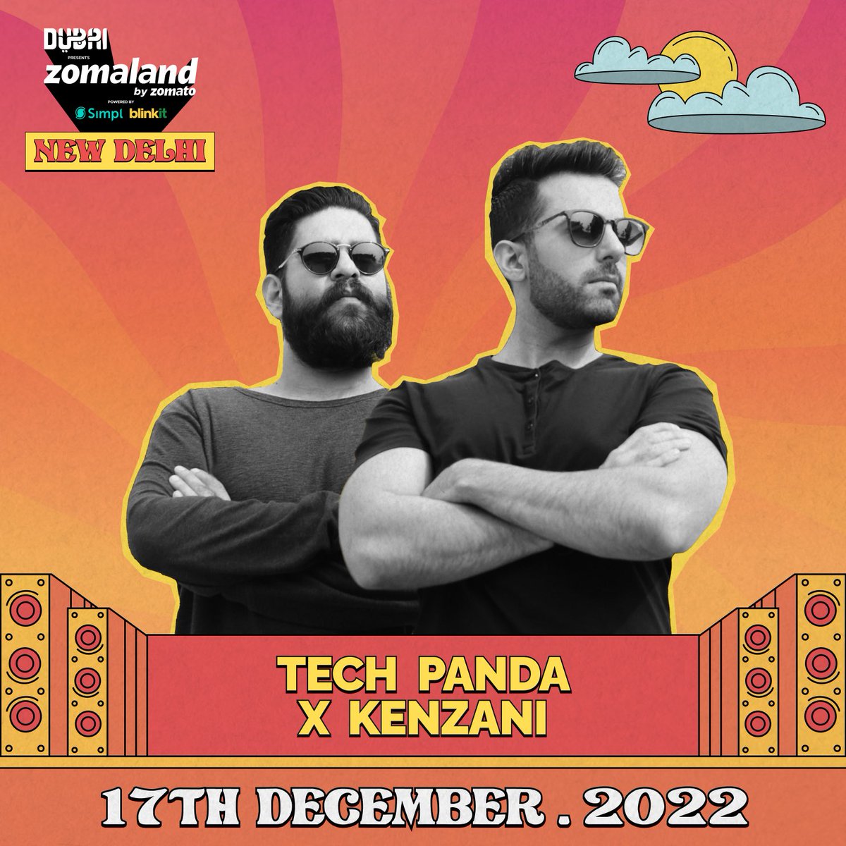 New Delhi, are you ready to party?! 🔥🔥

Tech Panda x Kenzani are here to get you grooving 🕺🏻

Get your tickets from the link! 🎟️
bit.ly/Zomaland2022

#Zomaland #TechPandaXKenzani #NewDelhi