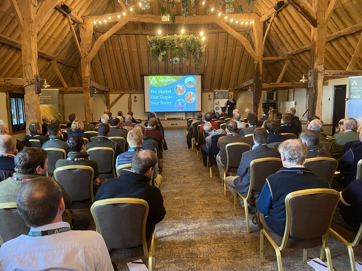 The 2022 Spring Malting Barley Conference starting in Hampshire. A great turnout for a fascinating agenda.