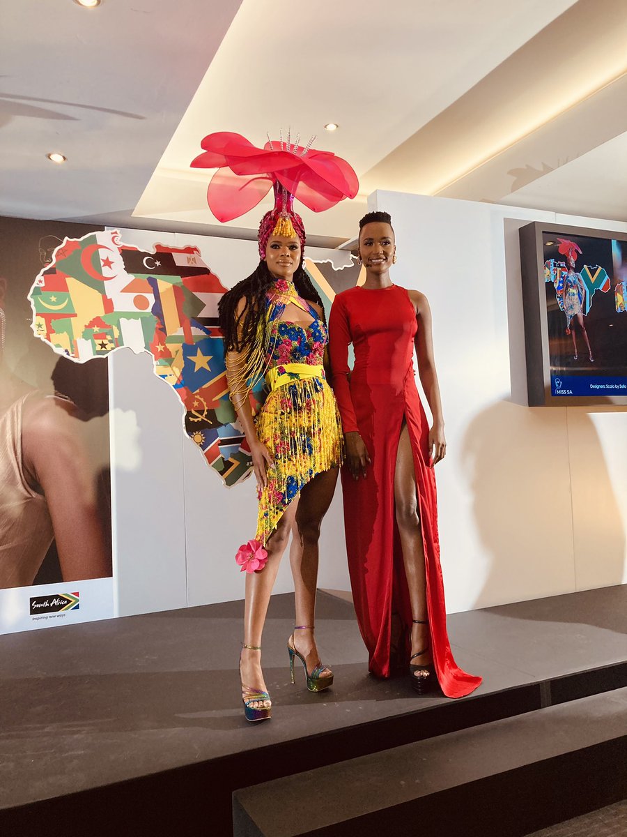 Colourgrasstv's tweet photo. Today we joined our beautiful @Official_MissSA @Ndavi_Nokeri as she launches her miss Universe dress. She also expresses and highlights her excitement to use her influence to change the quality of education in South Africa #misssouthafrica #missuniverse https://t.co/enN1dtn117