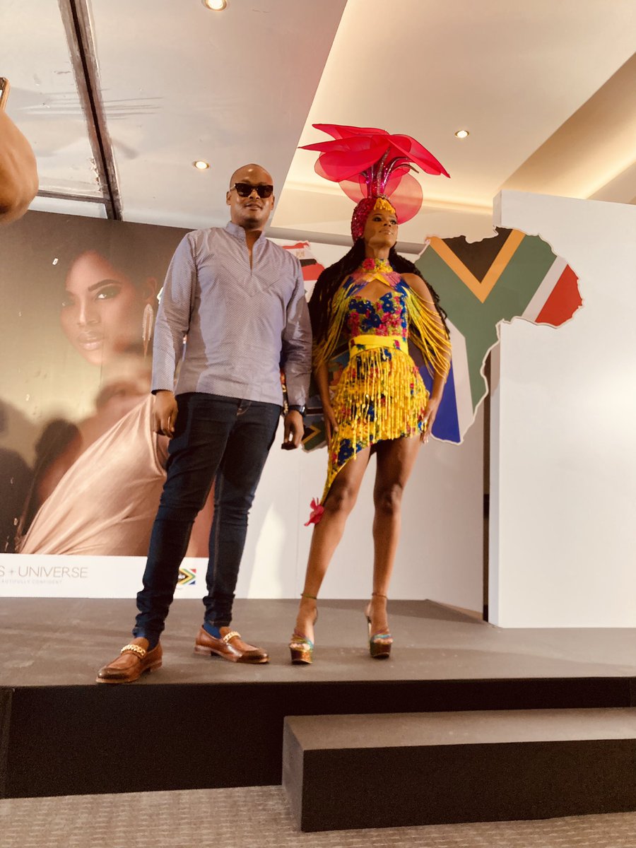 Today we joined our beautiful <a href="/Official_MissSA/">Miss South Africa</a> <a href="/Ndavi_Nokeri/">Ndavi Nokeri</a> as she launches her miss Universe dress. She also expresses and highlights her excitement to use her influence to change the quality of education in South Africa #misssouthafrica #missuniverse