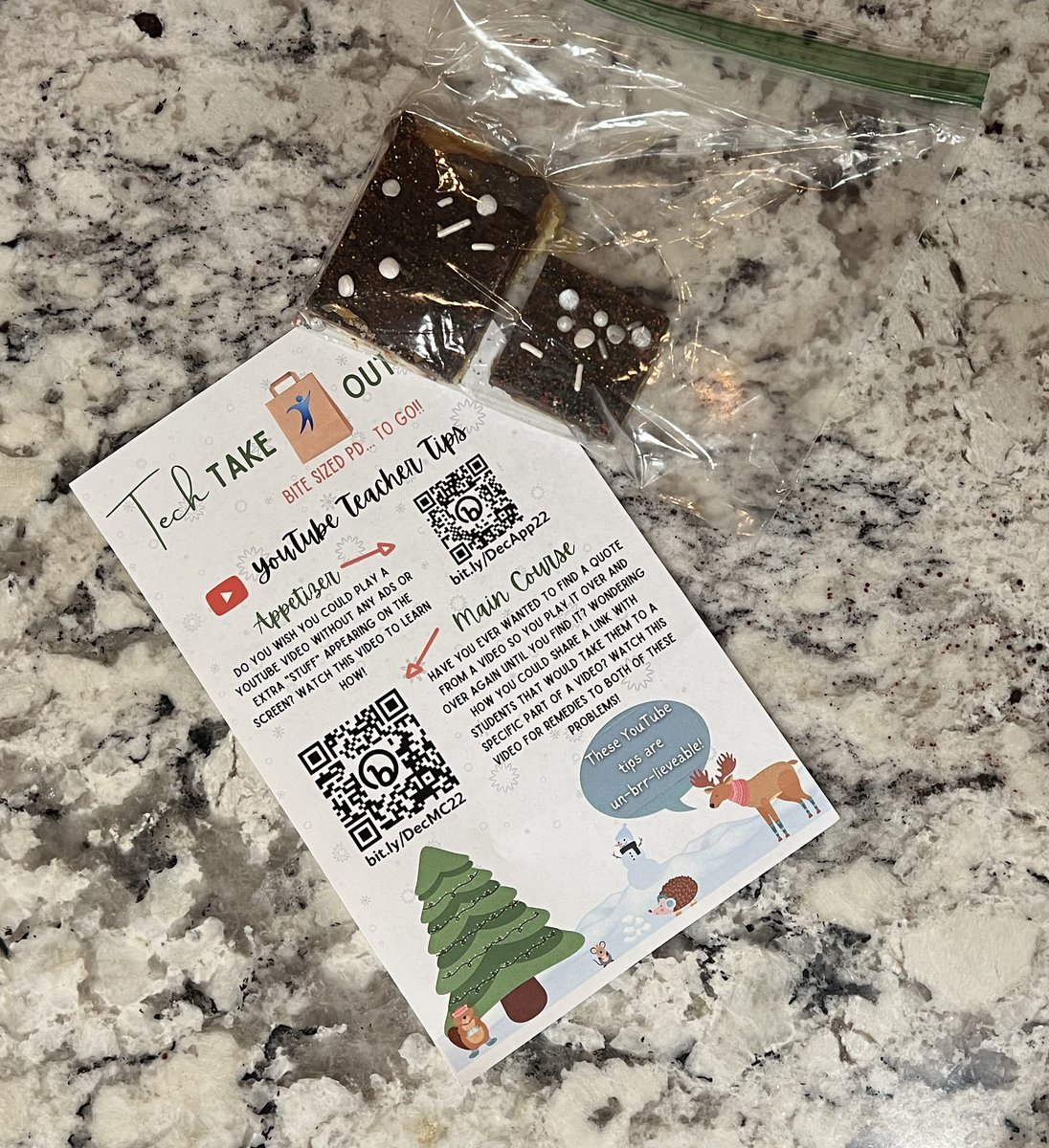 mrsrinehart1's tweet image. This month’s #TechTakeOut is allllll about @YouTube 📺Ts can enjoy their homemade toffee cookies 🍪 while they learn about how to skip ads, search a transcript, and share a link that will start the video at a certain time stamp⏱️@ForwardEdgeOH @saylerparkjags @dpvils @IamCPS