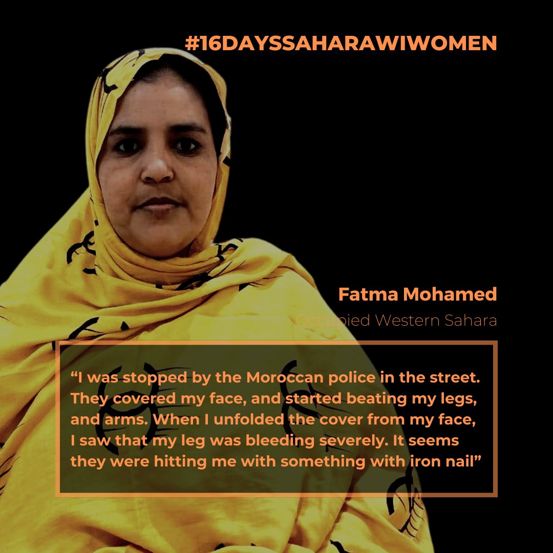 11月25日から、国連が定めた世界人権デーの日となる12月10日まで、西サハラ住民であるサハラーウィの女性たちがモロッコの公権力から受けた暴力を告発するキャンペーンが展開されています。サハラーウィ自身だけでなく、世界各地の市民団体によって展開されています。
#16DaysSaharawiWomen