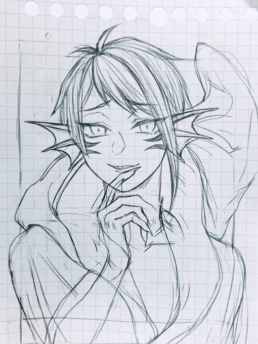 お絵描き久し振りで楽しー!🥳 