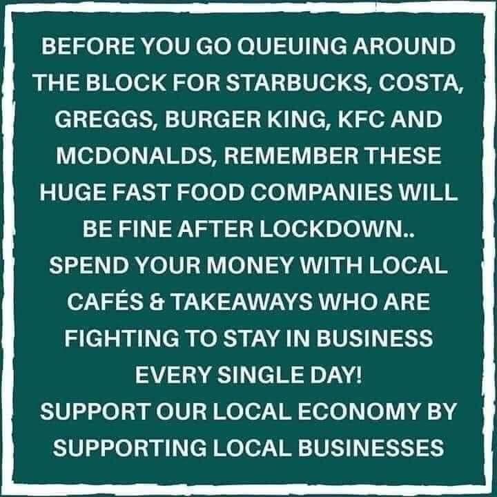 HNTShopLocal's tweet photo. First circulated in April 2021 - remember lockdown? The threat of the virus is more controlled now and life has pretty much returned to normal for most people. Mobile delivery companies such as Uber Eats, Just Eat and Deliveroo swept the nation like a pack of hungry locusts, even https://t.co/1jAInVz6XM