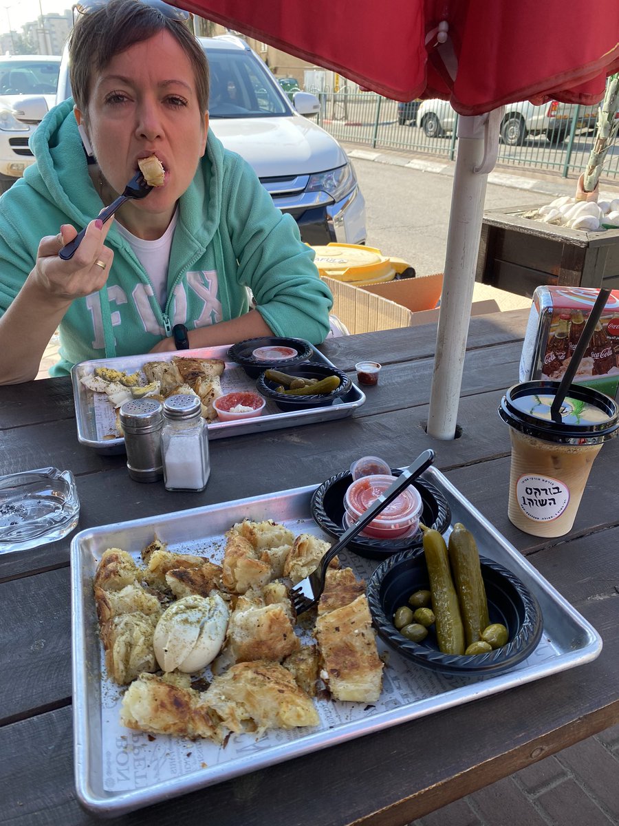 Breakfast after submission of document for the israeli driver license