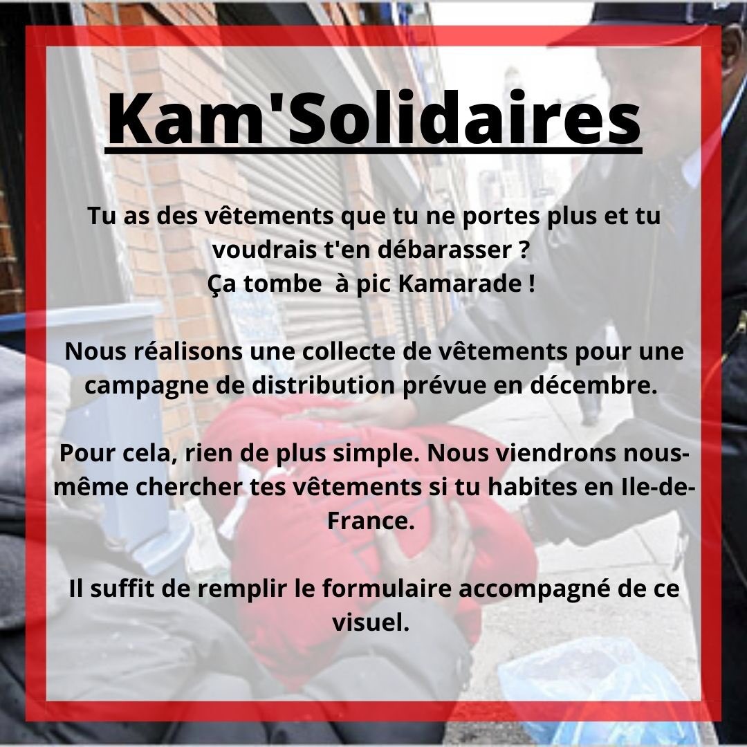 kamunity_'s tweet photo. As-tu des vêtements pour enfants dont tu n’as plus besoin ?
Des vêtements pour hommes aussi ?
Et des manteaux ??

Si oui c’est avec plaisir que nous pourrons les récupérer chez toi 👇🏿

https://t.co/pKgKfGVGWz https://t.co/8hCPLvwiBX