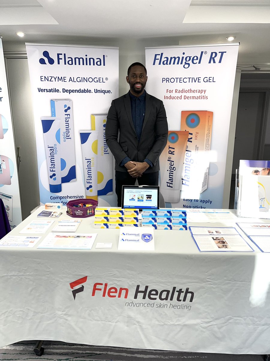 Great start to the day at the CLCH Formulary refresher at the Hemel Hempstead Holiday Inn. Feel free to stop by in order to learn about how #Flaminal and #FlamigelRT can help heal wounds which you may be faced with. #IAmFlenHealth #woundcare